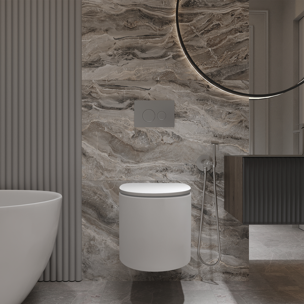 Инсталляция с унитазом подвесным Oliveeka OL-MQG27R22-BN