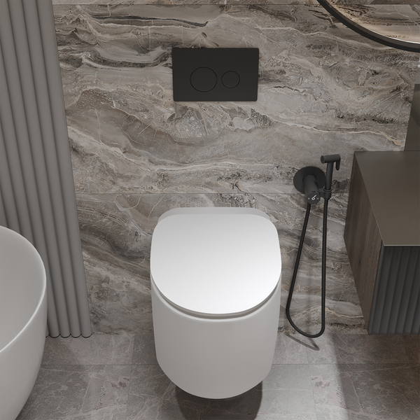 Инсталляция с унитазом подвесным Oliveeka OL-MQG27R22-MB