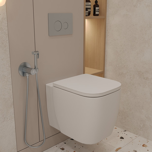 Унитаз подвесной с инсталляцией Oliveeka OL-MQG1R22-CR