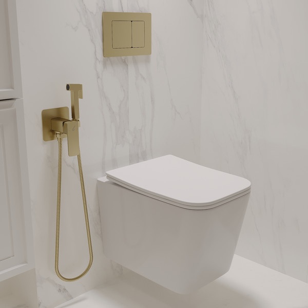 Унитаз подвесной с инсталляцией Oliveeka OL-MQ5014E12-BG