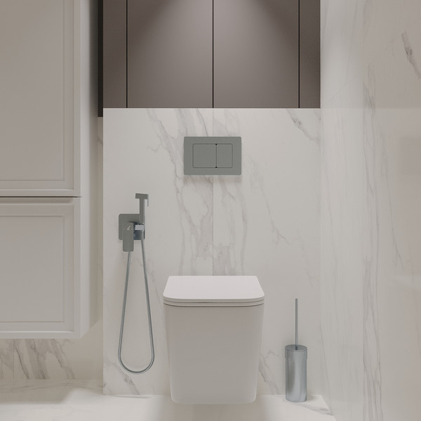 Унитаз подвесной с инсталляцией Oliveeka OL-MQ5014E12-CR