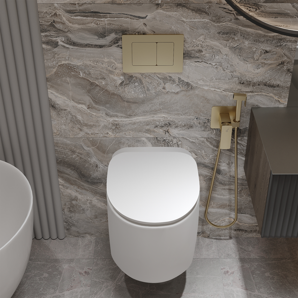 Инсталляция с унитазом подвесным Oliveeka OL-MQG27E12-BG