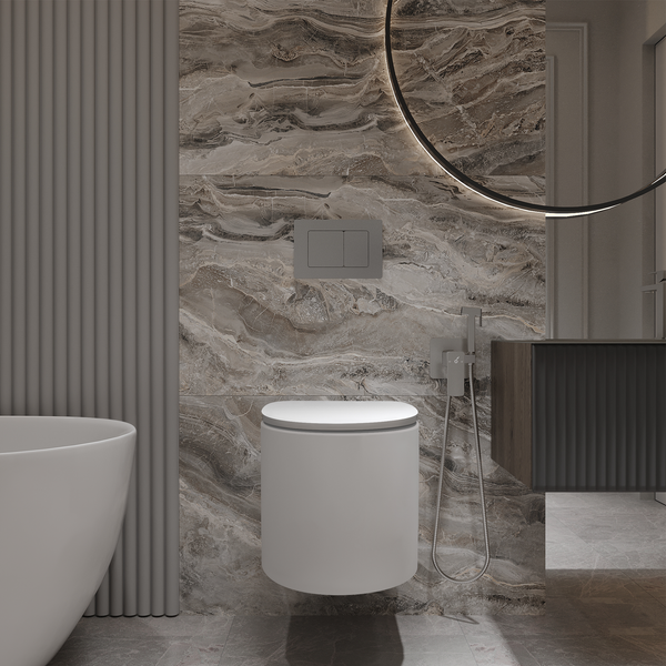 Инсталляция с унитазом подвесным Oliveeka OL-MQG27E12-BN