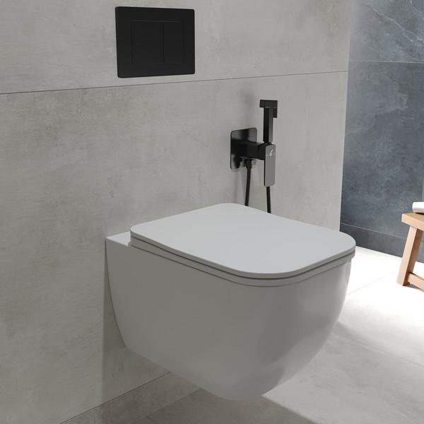 Инсталляция с унитазом подвесным Oliveeka OL-MQ1216E12-MB