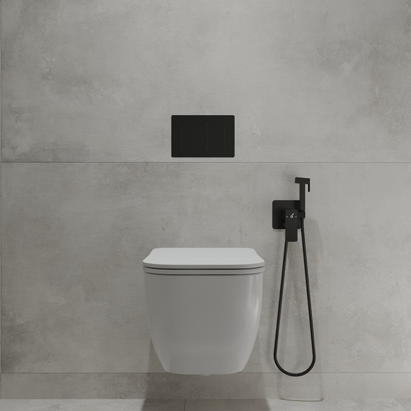 Инсталляция с унитазом подвесным Oliveeka OL-MQ1216E12-MB