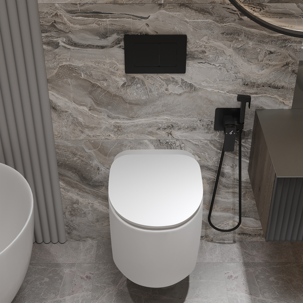Инсталляция с унитазом подвесным Oliveeka OL-MQG27E12-MB