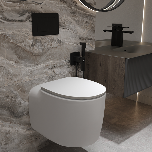 Инсталляция с унитазом подвесным Oliveeka OL-MQG27E12-MB