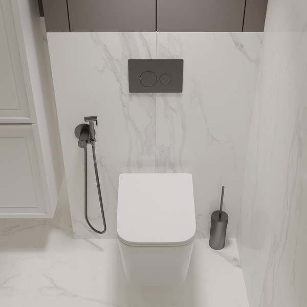 Унитаз подвесной с инсталляцией Oliveeka OL-MQ5014R22-BGM