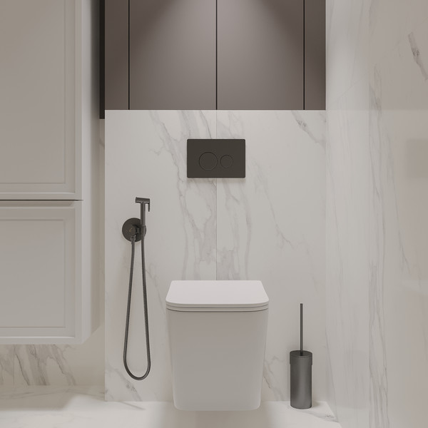 Унитаз подвесной с инсталляцией Oliveeka OL-MQ5014R22-BGM