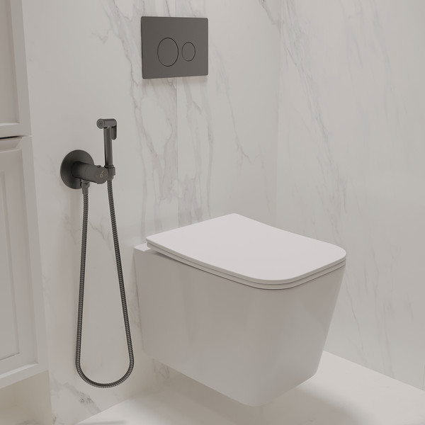 Унитаз подвесной с инсталляцией Oliveeka OL-MQ5014R22-BGM