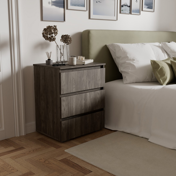 Комод Кортекс-мебель Бари 60 3ш