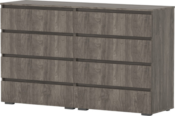 Комод Кортекс-мебель Бари 160 8ш (орех элия/орех элия/орех элия) - фото