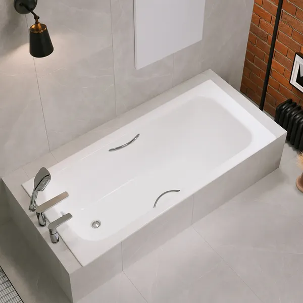 Ванна стальная Lauter Brio Star 160 / 21S1601 + сифон 21Y11010