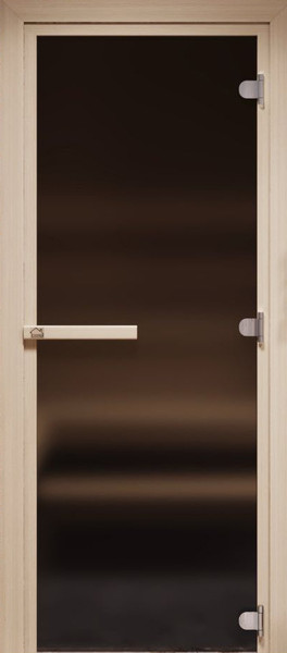 Стеклянная дверь для бани/сауны COOPER Лайт 170х70 - фото