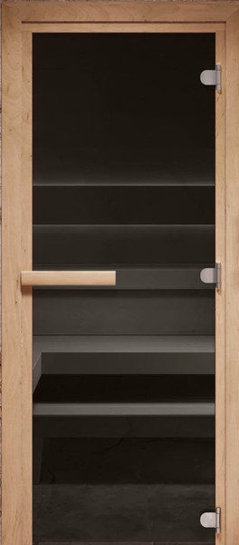 Стеклянная дверь для бани/сауны COOPER Стандарт 190х70 - фото