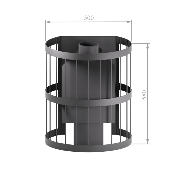 Печь-каменка Kronos Сила Огня 12 В221