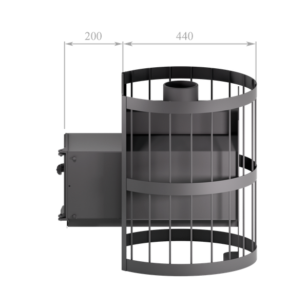 Печь-каменка Kronos Сила Огня 12 В121