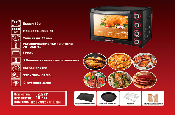 Ростер Renova MO-50GLTB1