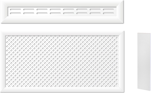 Экран для радиатора Стильный Дом Готика 120х60см - фото