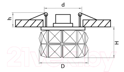 Точечный светильник Lightstar Onda 32802