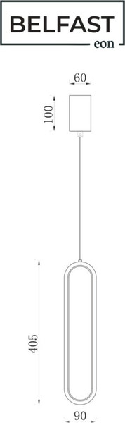 Потолочный светильник Belfast Nevis 86227-1W-41 BR