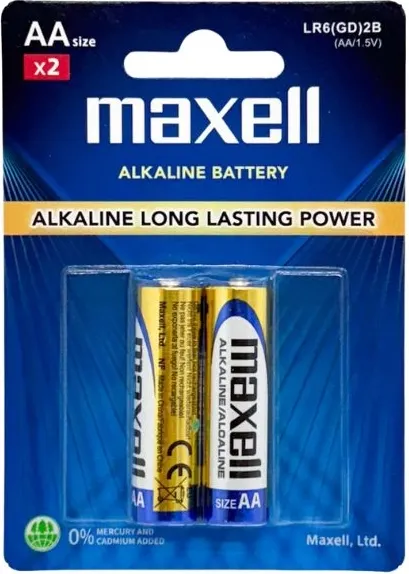 Комплект батареек Maxell АА/LR6 Alkaline 1.5V - фото