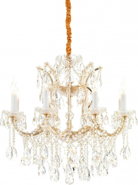 Потолочный светильник ILamp Diamond 6071-8 GD+CL - фото