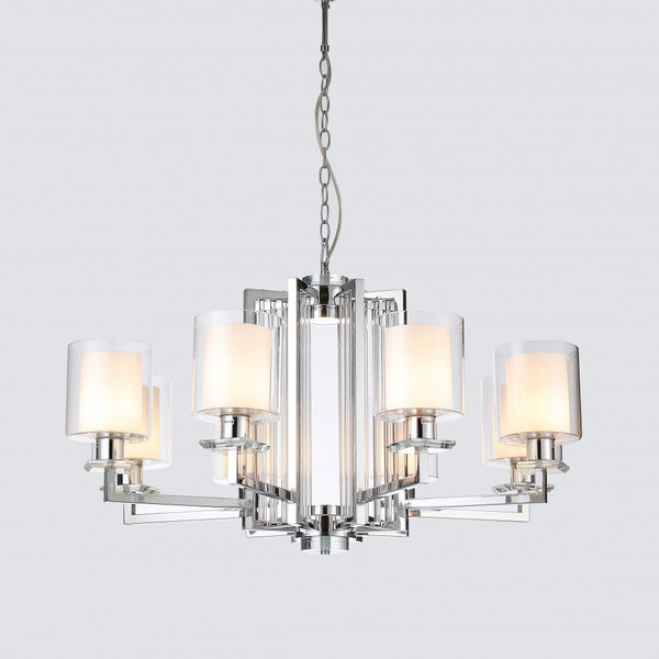 Потолочный светильник ILamp King RM6201-8 CR+CL - фото