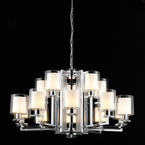 Потолочный светильник ILamp King RM6201-10+5 CR+CL - фото