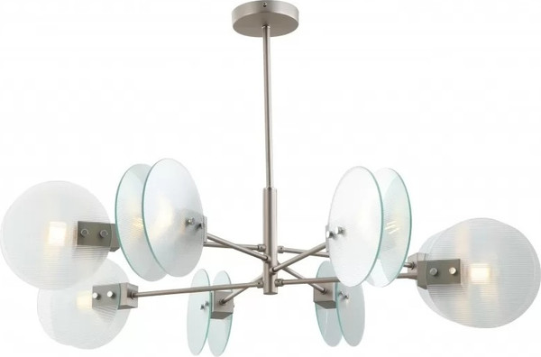 Люстра ILamp Panorama 15598-8 SN+CL - фото