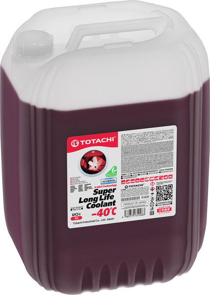 Антифриз Totachi Super Long Life Coolant Red Premium готовый -40C / 41820 - фото