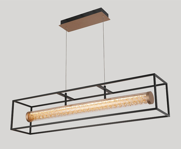 Потолочный светильник ILedex Look 4737-90 MBK+SGD - фото