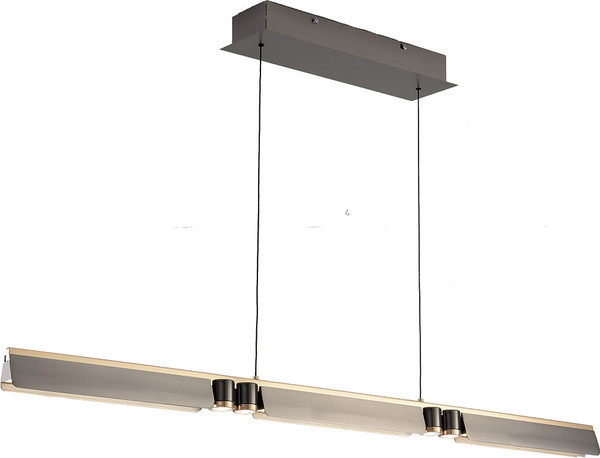 Люстра ILedex Vision 9309D-1200-2 GR+BK