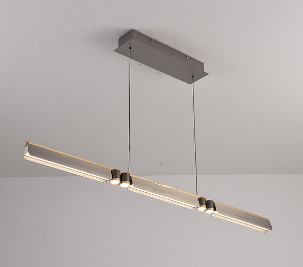 Люстра ILedex Vision 9309D-1200-2 GR+BK