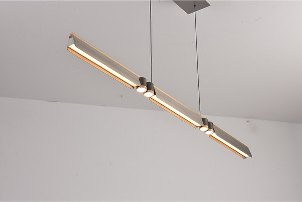 Люстра ILedex Vision 9309D-1200-2 GR+BK