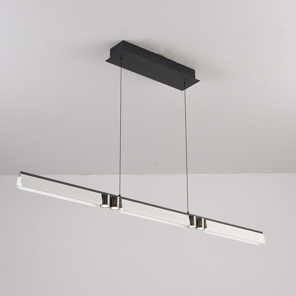 Люстра ILedex Vision 9309D-1200-2 WH+BK - фото