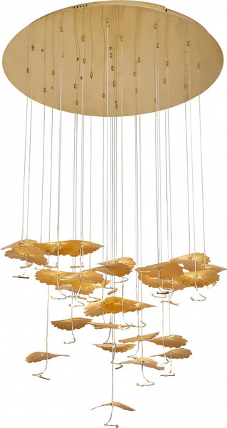 Люстра ILedex Lotus 8827P-19 BRASS - фото