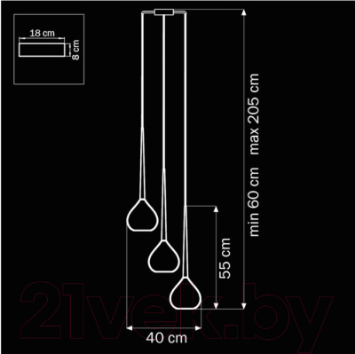 Люстра Lightstar Forma 808230