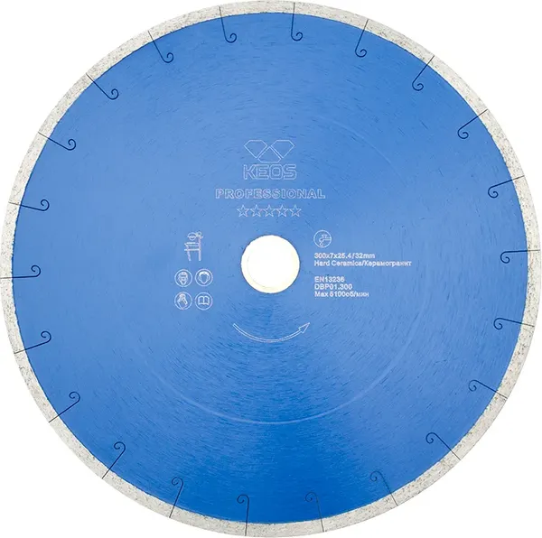 Отрезной диск алмазный KEOS Professional 300мм / DBP01.300 - фото