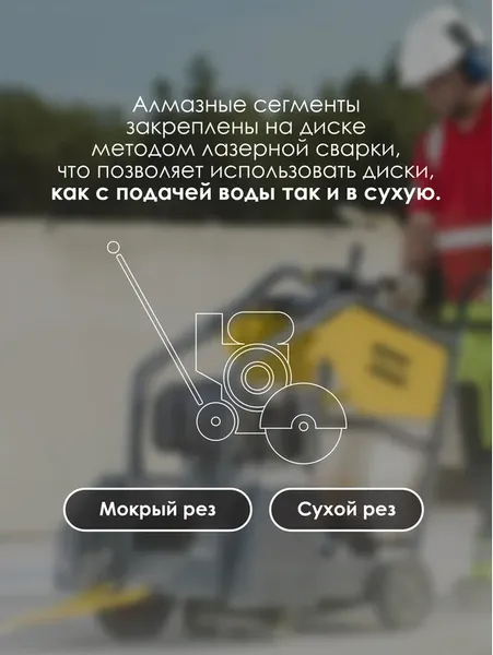 Отрезной диск алмазный KEOS Standart 350мм / DBA02.350S