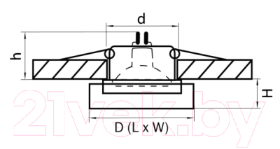 Точечный светильник Lightstar Lei mini 6130