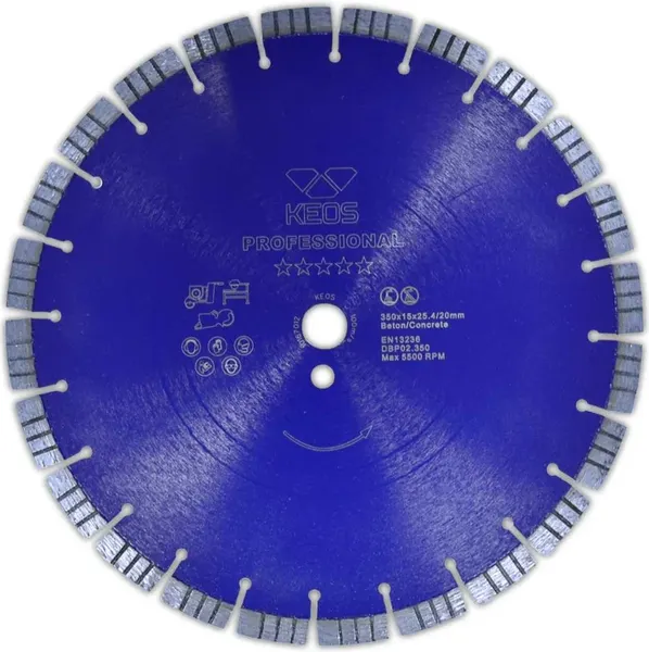 Отрезной диск алмазный KEOS Professional 350мм / DBP02.350 - фото