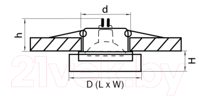 Точечный светильник Lightstar Lui Mini 6149