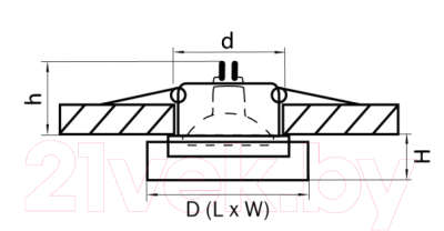 Точечный светильник Lightstar Lei Mini 6139