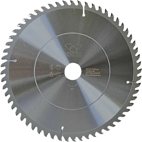 Пильный диск KEOS 254x30 z60 / WB254.60 - фото