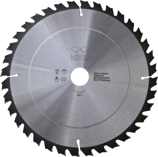 Пильный диск KEOS 260x30 z36 / WB260.36 - фото