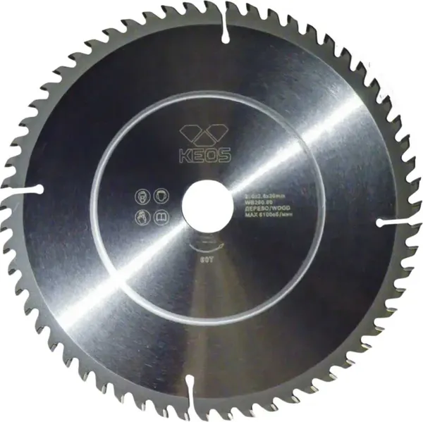 Пильный диск KEOS 260x30 z60 / WB260.60 - фото