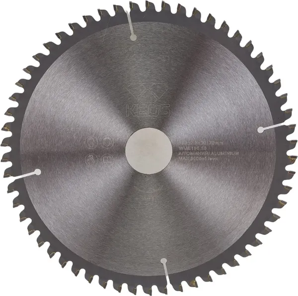 Пильный диск KEOS 190x30/20 z58 / WMB190.58 - фото