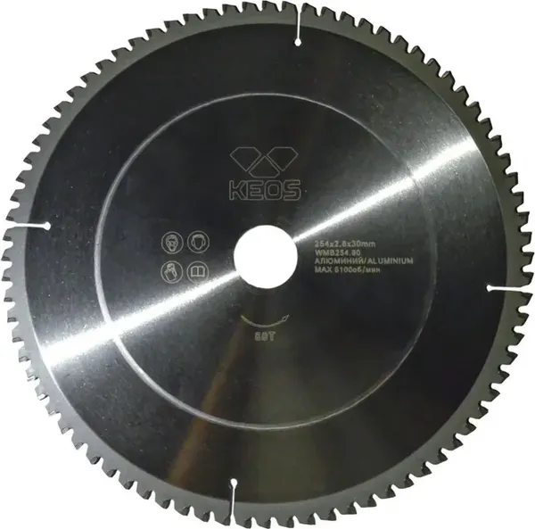 Пильный диск KEOS 254x30 z80 / WMB254.80 - фото
