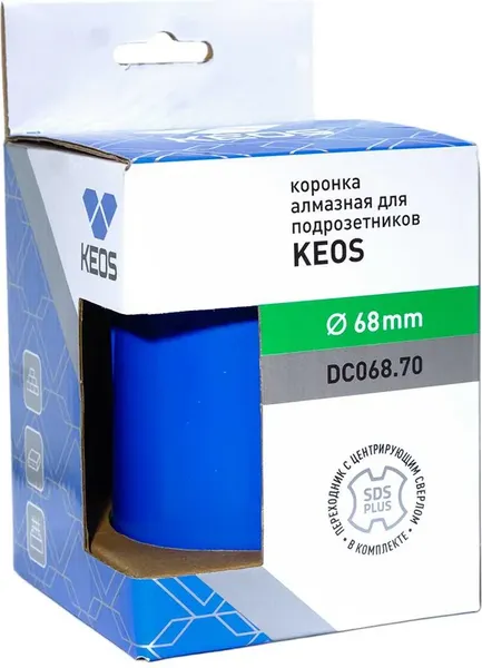 Коронка KEOS М16 68/70мм / DC068.70
